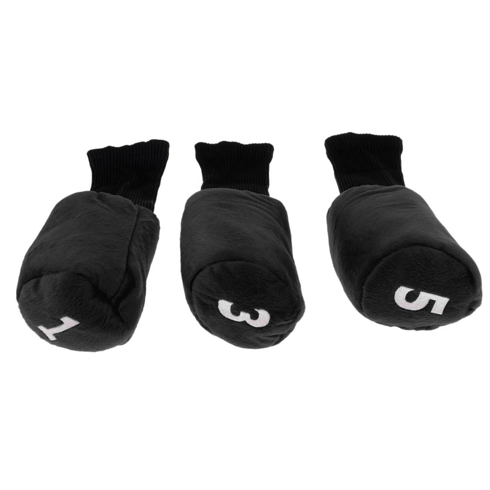Axioma 2X 3 Pack Durable Golf Club Head Cover Hybrid Driver Headcover Guards Sock 33cm