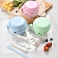 thumbnail image 3 of YAOMOBB Bol Alimentaire pour Tout-Petits, Bol Alimentaire de Qualité Alimentaire Réutilisable avec Poignée pour Préparation des Aliments pour Nourrissons, 3 of 6
