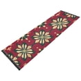 thumbnail image 2 of Christmas Flowers Red Runner Rug Non-Slip Area Rugs Linen Washable Non Shedding for Kitchen Bedroom Carpet, 2 of 8