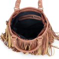 thumbnail image 2 of Tassel Suede Fringe Shoulder Messenger Handbag Cross Body Bag, 2 of 6