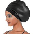 thumbnail image 1 of Large Waterproof Swim Cap for Long Hair, Braids, and Dreadlocks - Soft Silicone Cap for Women, Men, and Kids, 1 of 5