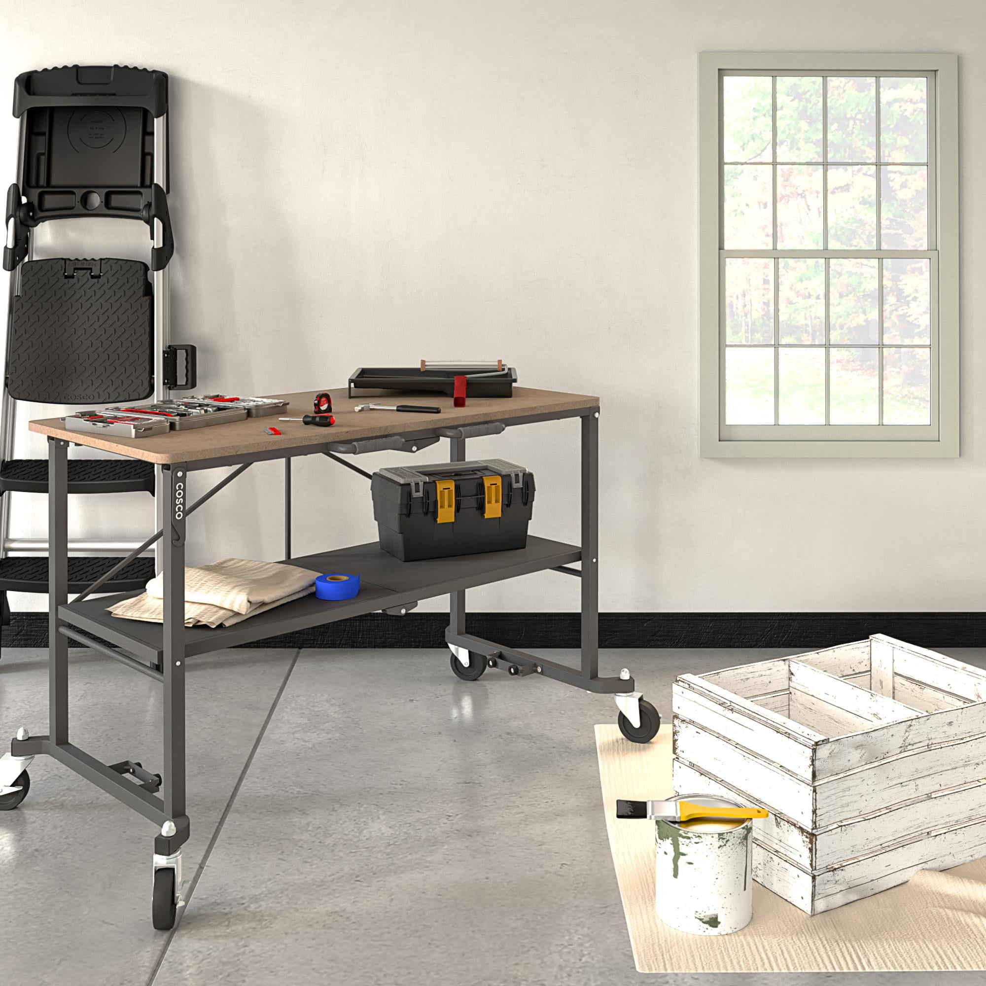 COSCO SmartFold Portable Workbench / Folding Utility Table