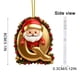 thumbnail image 1 of Decoraciones de Árbol de Navidad 26 Letras Colgante Ornamentos Personalizados para la Decoración Del Hogar, 1 of 3