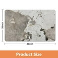 thumbnail image 5 of Modern Marble Bath Rug Runner – 20x32 inch Non-Slip Microfiber Bathroom Mat, Long & Soft Luxury, Machine-Washable Floor Rug for Tub & Shower, 5 of 5
