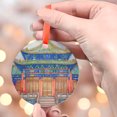 thumbnail image 4 of Forbidden City Ornament 2025, Travel Landmark Christmas Decoration, Holiday Keepsake Gift, Collectible Souvenir, Glass Look Hanging Decor, Xmas Tree Decoration, 2025, Festive Home, 4 of 5