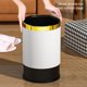 thumbnail image 4 of Cubo de basura Wosthever para baño y cocina Gris 10L/Anillo de Oro, 4 of 6