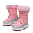 thumbnail image 6 of Ahannie Girls Warm Snow Boots,Kids Outdoor Insulated Winter Boots, 6 of 6