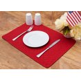 thumbnail image 5 of 13" x 19" Scarlet Quilted Cotton Placemat for All Seasons & Holidays, 5 of 5
