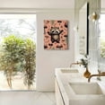 thumbnail image 4 of FCXZI Raccoon Mushrooms Leaves Canvas Wall Art Decor for Home Living Room Bedroom Office, Perfect Gift for Various Occasions, Easy to Hang and Enhance Room Atmosphere, Waterproof and UV, 4 of 5