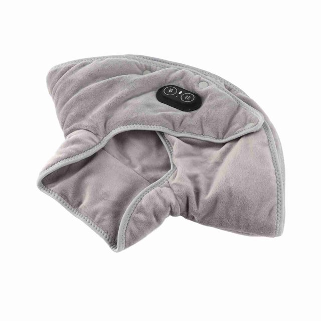 Heated Neck Wrap, Electric Heated Heating Pad 3 Level Temperature Adjustment USB Charge Massage for Neck Shoulders