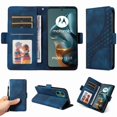 thumbnail image 4 of Funda GANGXUN para Motorola Moto E15 con diseño acolchado elegante, cuero PU, protección total y ajuste preciso, 4 of 5