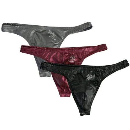 

Arjen Kroos Men s Leather G-String Thong Underwear Swimwear