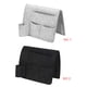 thumbnail image 3 of Bolsillo de almacenamiento para colgar junto a la cama, organizador de sofá de cama de fieltro para botella de agua con Control remoto para Almacenamiento y organización del hogar gris claro Toystoory HA2082-01B, 3 of 6