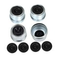 thumbnail image 3 of DYNWAVECA 4x Trailer Hub Cap 1.98inch Axle Dust Cap Cup Assembly Component Cover Garage Replacement RV Vehicle with Rubber Plug, 3 of 10