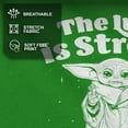 thumbnail image 4 of Men's Star Wars: The Mandalorian Grogu St. Patrick's Day Stars Luck is Strong with this One Graphic Tee Kelly Green Large, 4 of 10