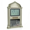 thumbnail image 4 of 1Pcs Plastic Islamic Prayer Digital Calender Time Display Alarm Wall Clock(golden), 4 of 10