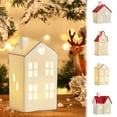 thumbnail image 7 of Steadline Luminous Ceramic Christmas House Decor - Glowing Holiday Tabletop Centerpiece for Winter Home Decor and Festive Gift Idea with Warm White Light, 7 of 7