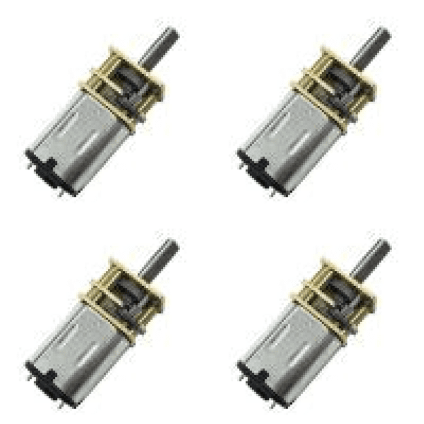 DCDC Micro Metal Gear Motors Ucer Eléctrico (6V 100RPM) Rojo