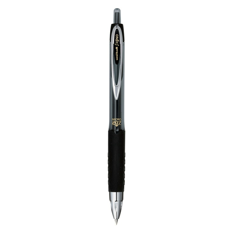 MyLifeUNIT Gel Pens, Retractable Fine Point Pen (0.5 mm), Black