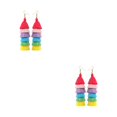 thumbnail image 1 of Jumpingount Pendientes de moda para mujer y hombre, accesorios colgantes de oreja, pendientes de borla colgantes a la moda, pendientes coloridos Color rosa 2piezas, 1 of 1