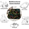thumbnail image 5 of Gaming Blanket for Boys Fleece Cozy Gamer Gift Throw Blanket Gaming Video Games Bed Blanket for Teens Kids Game Room Decor Plush Blanket for Suit for Bedroom Couch Birthday Gift(80''X60''), 5 of 7