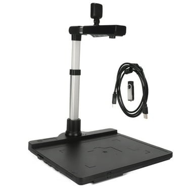 Overhead Document Scanner 10MP A4 Catch Size Dual Camera Liftable Portable USB Book Doc Scanner with OCR Function