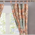 thumbnail image 6 of Barefoot Bungalow Olympia Mediterranean Medallion Curtain Panel Pair, 6 of 6