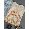 thumbnail image 3 of Raise A Hippie T-Shirt Women -Smartprints Designs, Female Large, 3 of 4