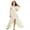 F77-White, variant on FYDUU Flower Girl Dress Girls Flutter Sleeve Floral Dresses Summer Ruffle Flowy Long Maxi Dress Elegant Party A-Line Sundress for Girls 13-14 Years