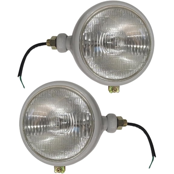 APSMOTIV Tractor Headlight 12V Compatible With New Holland Ford Tractor 2n 9n 8n Headlamp Assembly