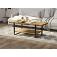 thumbnail image 1 of Coffee Table With Storage. Living Room Decor. Living Room Furniture. Couch Table for Apartment Decor. Home Furniture. Reclaimed Wood Look Sofa Table. Easy to Assemble, 1 of 4