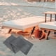 thumbnail image 4 of Tela de repuesto para sillón reclinable, tela ancha de reparación para sillas antirreclinables, para exteriores, patio, salón, césped, playa, gris, 4 of 7