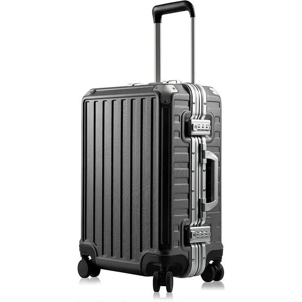 Hard Shell Carry On Luggage with Aluminum Frame 100 PC No zipper