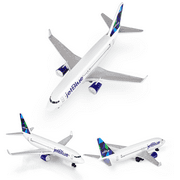 Model Planes Jet Blue Metal Model Airplane Toy Plane Aircraft Model for Collection & Gifts Souvenirs of the Trip
