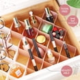 thumbnail image 5 of Sock Drawer Organizer for Dresser, Honeycomb Underwear Dividers for Women, Panty Separator for Bras, Socks, Belt and Leggings (12pcs.Pink), 5 of 6
