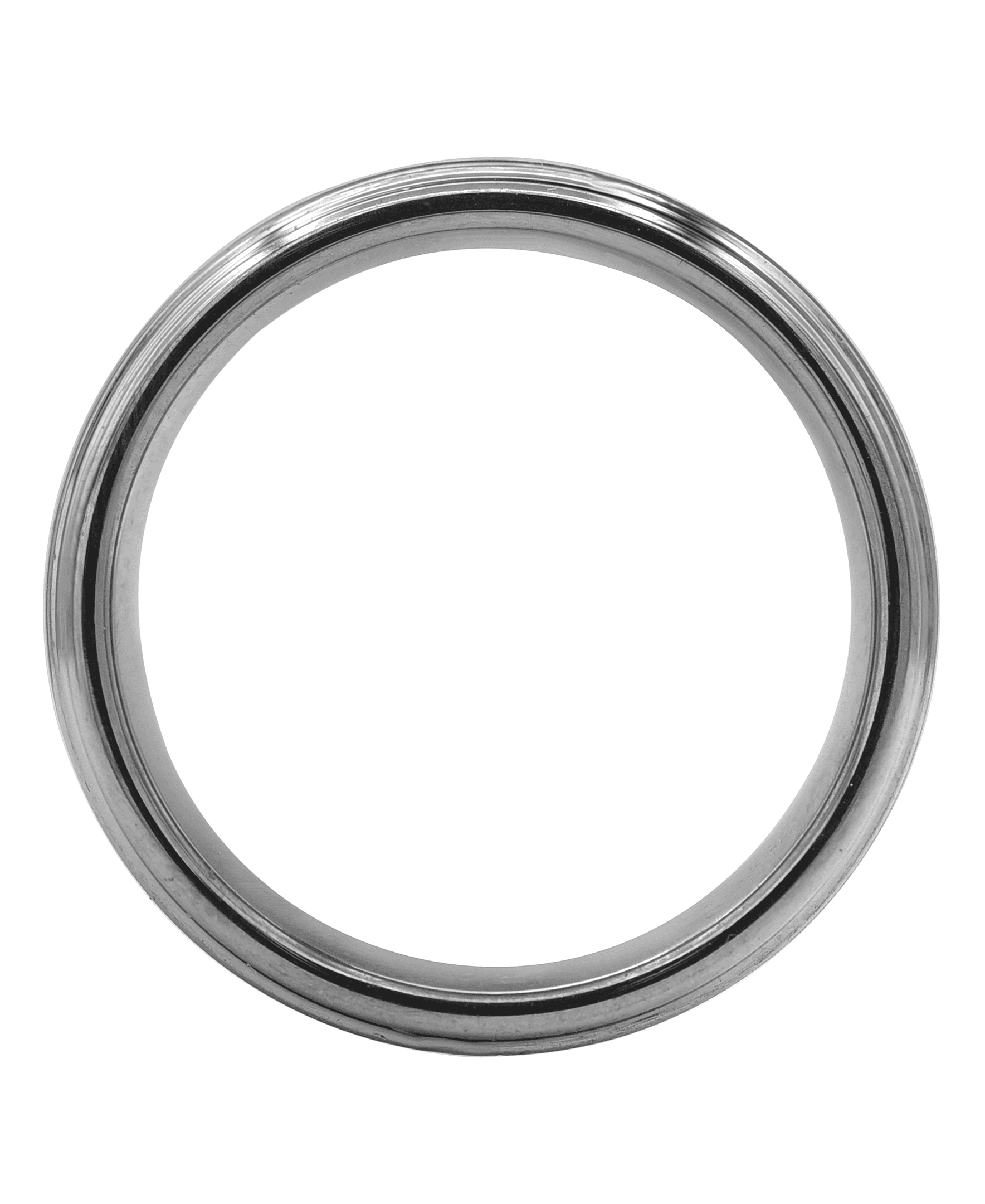 8mm Tungsten Carbide Stepped Edge Brushed Center With Cross Wedding Band Ring For Men
