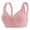 Hot Pink, variant on Loopsun Women's Bras Plus Size, Women Plus Size Thin Front Closure Sports Yoga Bra Daily Activewear Gray, L