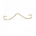 thumbnail image 3 of Luxe Modz Mustache Septum Nose Ring Surgical Steel Gold IP Funny Septum Piercing Curved 14 Gauge and 16 Gauge, 3 of 6