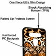thumbnail image 2 of DALUX Ultra Slim PC-TPU Phone Case Compatible with LG K51 / Reflect - Leopard Safari Print, 2 of 2