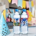 thumbnail image 4 of Pegatinas de Sonic the Hedgehog para fiestas, suministros para fiestas de cumpleaños, pegatinas para botellas, pegatinas para vasos de jugo, decoraciones para fiestas de baby shower, 4 of 5