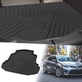 thumbnail image 1 of Alfombrilla de carga trasera de cara plana Unique Bargains para Toyota Corolla 2014-2019, bandeja de maletero antideslizante con patrón de rayas y triángulos, 1 of 1