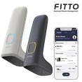 thumbnail image 2 of FITTO (sable) - Balanced Muscle Management Device and Smart App - Bluetooth Muscle Measurement Tool for Data-Driven Training - Compatible with Apple Health & Google Fit, 2 of 8