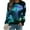 #105-Multicolor, variant on ICHUANYI Women's No Hooded Sweatshirt Women Casual Long Sleeve Printed Shirts Autumn Pullover Sweatshirt