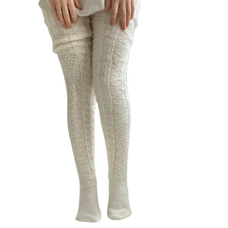 

qazqa stockings stockings cotton ladies high women warm socks the girls warm thigh over knee long christmas knit socks