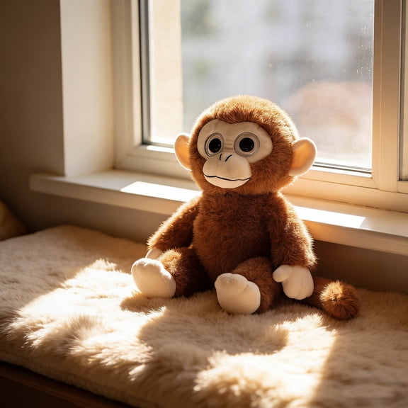 Punch Monkey Stuffed Animal Plush Toys 9in Small Panchi-kun Punch Japanese Macaque Monkey Stuffed Animal Plushie Toy Birthday Gifts