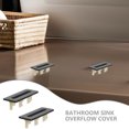 thumbnail image 1 of WHAMVOX 4Ud Cubierta De Desbordamiento Rectangular Para Lavabo En Negro Duradero, 1 of 8