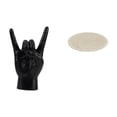 thumbnail image 1 of Juego de estatuas de gestos de roca con escultura de de mano, alfombra redonda para entrada, alfombra de resina y poliéster, adecuada para decora, 1 of 8