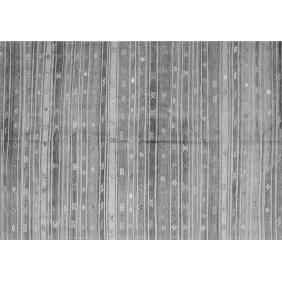 Ahgly Company Indoor Rectangle Southwestern Gray Country Area Rugs, 5' x 8'