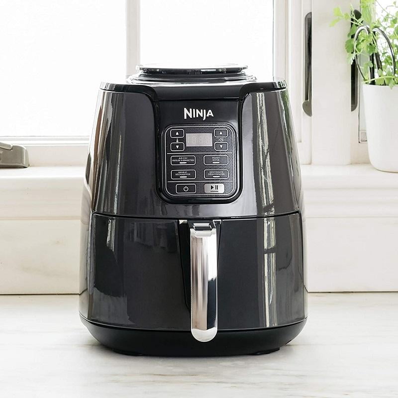 Ninja AF101 Air Fryer 3.8L 4 Quart Capacity Black Blemished Packaging Refurbished 3 Months Warranty Walmart