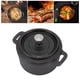 thumbnail image 1 of Olla Para Horno Holandés Con Tapa Y Asas Dobles Multifuncional Hierro Fundido Precurado Sartén Olla De Cocina Para Hornear Pan Guisar Freír Inducción Distribución De Calor, 1 of 7